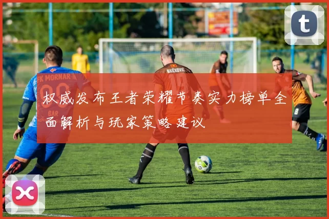 权威发布王者荣耀节奏实力榜单全面解析与玩家策略建议