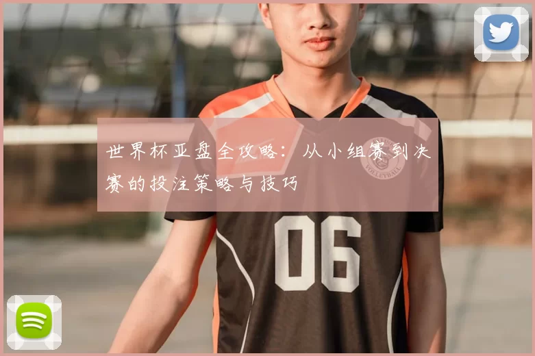世界杯亚盘全攻略：从小组赛到决赛的投注策略与技巧