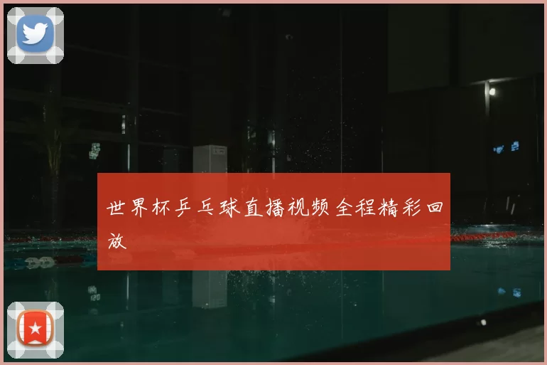 世界杯乒乓球直播视频全程精彩回放